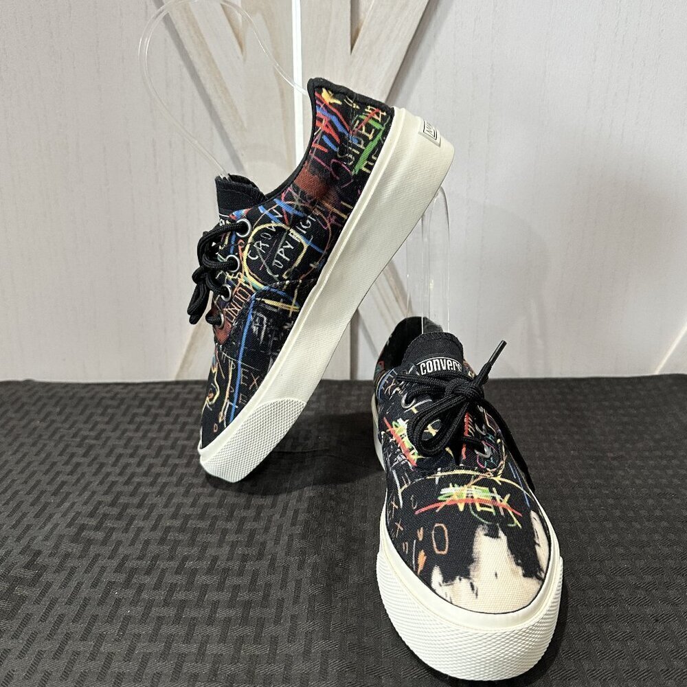 Limited Edition Converse X Basquiat Skid Grip Low Top Sneakers - Picture 6 of 13
